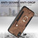 iPhone XS Max Retro Skin-feel Ring Multi-card Wallet Phone Case - Brown