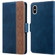 iPhone XS Max Stitching Magnetic RFID Leather Case - Royal Blue