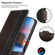 iPhone XS Max Stitching Magnetic RFID Leather Case - Coffee