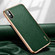 iPhone XS Max SULADA Litchi Texture Leather Electroplated Shckproof Protective Case - Green