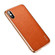 iPhone XS Max SULADA Litchi Texture Leather Electroplated Shckproof Protective Case - Orange