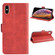 iPhone XS Max Double Buckle Crazy Horse Business Mobile Phone Holster with Card Wallet Bracket Function - Red