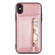 iPhone XS Max Zipper Card Holder Phone Case - Rose Gold