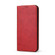iPhone XS Max Dermis Texture PU Horizontal Flip Leather Case with Holder & Card Slots & Wallet - Red