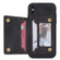 iPhone XS Max Zipper Card Holder Phone Case - Black