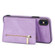 iPhone XS Max Zipper Card Holder Phone Case - Purple