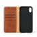 iPhone XS Max Horizontal Flip PU Leather Case with Holder & Card Slots & Wallet - Brown