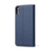 iPhone XS Max Horizontal Flip PU Leather Case with Holder & Card Slots & Wallet - Blue
