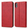 iPhone XS Max Horizontal Flip PU Leather Case with Holder & Card Slots & Wallet - Red