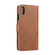 iPhone XS Max KLT888-2 Retro 2 in 1 Detachable Magnetic Horizontal Flip TPU + PU Leather Case with Holder & Card Slots & Photo Frame & Wallet - Brown