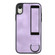 iPhone XS Max Wristband Holder Leather Back Phone Case - Purple