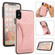 iPhone XS Max Ultra-thin Shockproof Protective Case with Holder & Metal Magnetic Function - Rose Gold