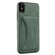 iPhone XS Max Ultra-thin Shockproof Protective Case with Holder & Metal Magnetic Function - Green