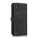 iPhone XS Max Dream 9-Card Wallet Zipper Bag Leather Phone Case - Black