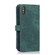 iPhone XS Max Dream 9-Card Wallet Zipper Bag Leather Phone Case - Green