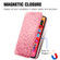 iPhone XS Max Blooming Mandala Embossed Pattern Magnetic Horizontal Flip Leather Case with Holder & Card Slots & Wallet - Pink