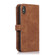 iPhone XS Max Dream 9-Card Wallet Zipper Bag Leather Phone Case - Brown