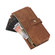 iPhone XS Max Dream 9-Card Wallet Zipper Bag Leather Phone Case - Brown