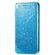 iPhone XS Max Blooming Mandala Embossed Pattern Magnetic Horizontal Flip Leather Case with Holder & Card Slots & Wallet - Blue