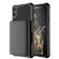 iPhone XS Max Zipper Wallet Card Bag PU Back Case - Black
