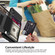 iPhone XS Max Zipper Wallet Card Bag PU Back Case - Black
