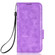 iPhone XS Max Symmetrical Triangle Leather Phone Case - Purple