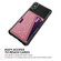 iPhone XS Max Glitter Magnetic Card Bag Phone Case - Pink