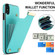 iPhone XS Max Metal Buckle Card Slots Phone Case - Green