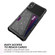 iPhone XS Max Glitter Magnetic Card Bag Phone Case - Black