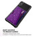 iPhone XS Max Glitter Magnetic Card Bag Phone Case - Purple