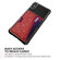 iPhone XS Max Glitter Magnetic Card Bag Phone Case - Red