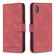 iPhone XS Max Magnetic Clasp RFID Blocking Anti-Theft Leather Case with Holder & Card Slots & Wallet - Red