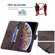 iPhone XS Max Magnetic Clasp RFID Blocking Anti-Theft Leather Case with Holder & Card Slots & Wallet - Brown