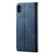 iPhone XS Max Denim Texture Casual Style Horizontal Flip Leather Case with Holder & Card Slots & Wallet - Blue