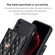 iPhone XS Max Horizontal Metal Buckle Wallet Rhombic Leather Phone Case - Black