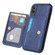 iPhone XS Max Calf Texture Magnetic Case - Blue