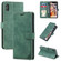 iPhone XS Max Skin Feel Anti-theft Brush Horizontal Flip Leather Phone Case - Green