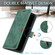 iPhone XS Max Skin Feel Anti-theft Brush Horizontal Flip Leather Phone Case - Green