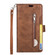 iPhone XS Max Multifunctional Zipper Horizontal Flip Leather Case with Holder & Wallet & 9 Card Slots & Lanyard - Brown