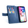 iPhone XS Max Multifunctional Zipper Horizontal Flip Leather Case with Holder & Wallet & 9 Card Slots & Lanyard - Blue