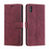 iPhone XS Max Skin Feel Anti-theft Brush Horizontal Flip Leather Phone Case - Red