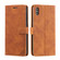 iPhone XS Max Skin Feel Anti-theft Brush Horizontal Flip Leather Phone Case - Brown