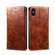 iPhone XS Max Baroque Simple Horizontal Flip Leather Case, with Holder & Card Slots & Wallet - Light Brown