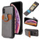 iPhone XS Max Soft Skin Leather Wallet Bag Phone Case - Grey