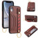 iPhone XS Max Wristband Wallet Leather Phone Case - Brown