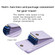 iPhone XS Max Vertical Metal Buckle Wallet Rhombic Leather Phone Case - Purple