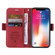 iPhone XS Max BETOPNICE Dual-side Buckle Leather Phone Case - Red