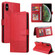 iPhone XS Max GQUTROBE Skin Feel Magnetic Leather Phone Case - Red