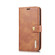 iPhone XS Max DG.MING Crazy Horse Texture Flip Detachable Magnetic Leather Case with Holder & Card Slots & Wallet  - Brown