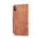iPhone XS Max DG.MING Crazy Horse Texture Flip Detachable Magnetic Leather Case with Holder & Card Slots & Wallet  - Brown